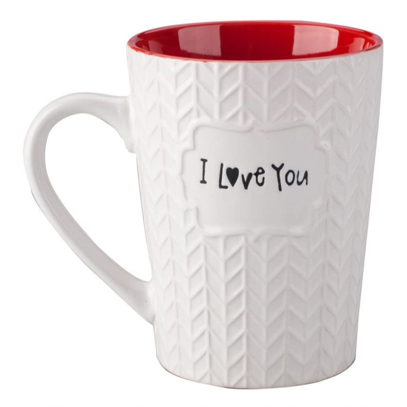 Valentine Day I Love You Mug 16 oz Coffee Tea Cup for Wife