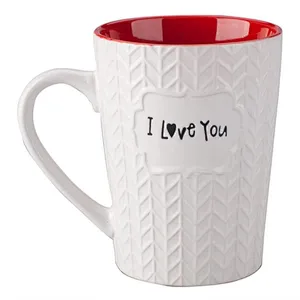 Valentine Day I Love You Mug 16 oz Coffee Tea Cup for Wife