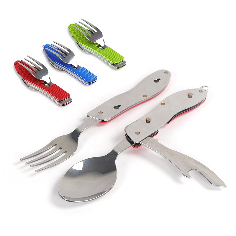 Multifunctional Stainless Steel Knife Multi Purpose Folding Survival Outdoor Camping Tool Swiss Knife