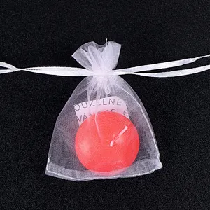 Home Decoration paraffin wax Glass customized Valentine Day led Floating candle