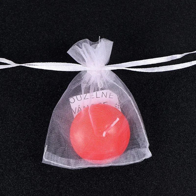 Home Decoration paraffin wax Glass customized Valentine Day led Floating candle