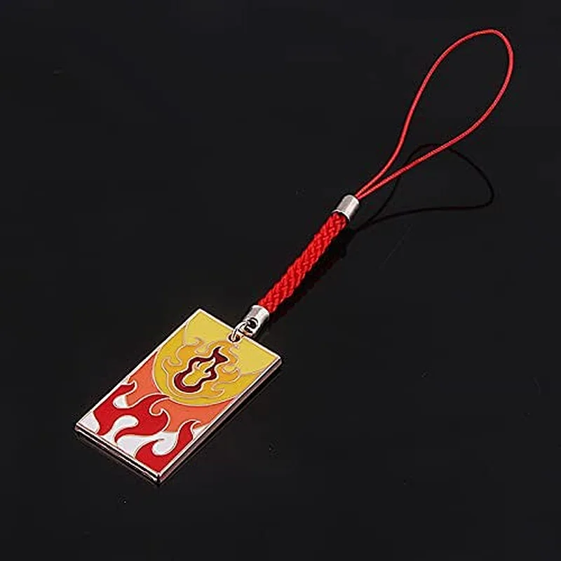 2023 New Demon Slayer Rengoku Nezuko Anime Hanafuda Chain Kimetsu No Yaiba Tanjiro Demon Slayer Keychain