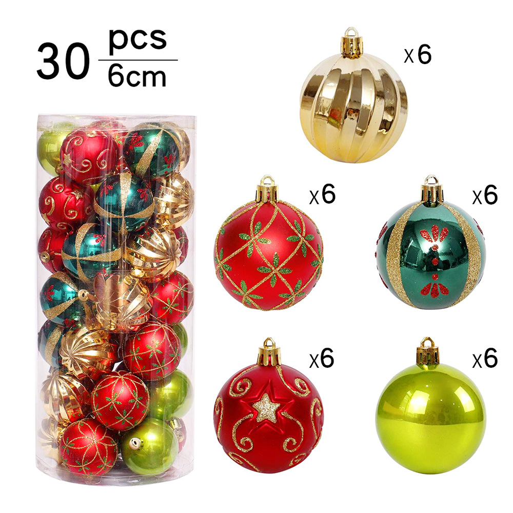 Wholesale Cheap Plastic Large Christmas Tree Ornament Decoration Hanging Christmas Ball
