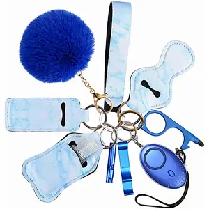 2023 Amazon Hot Sale Wholesale Self Defense Keychain Set For Women Cheap Self Defense Key Chain
