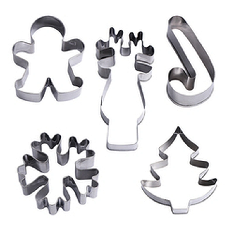Promotional Bakeware Cookie Tools Star Shape Cookie Cutter Heart Shape Stainless Steel 3d Cookie Mould