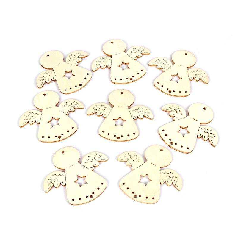 DIY Wooden Christmas Tree Set Kid Xmas Tree Activity Board with Ornaments Set Home Door Wall Hanging Decoration