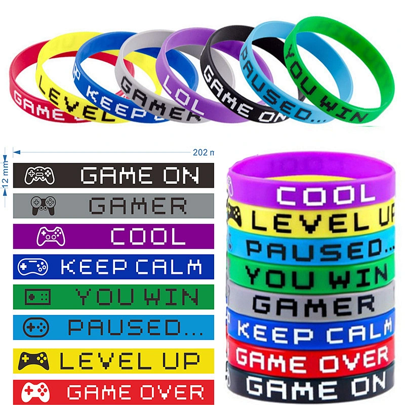Customized Flag Silicone Rubber Wristband Bangle Bracelet Manufacturer Of Silicone Bracelet Wristband Custom Your Own Logo