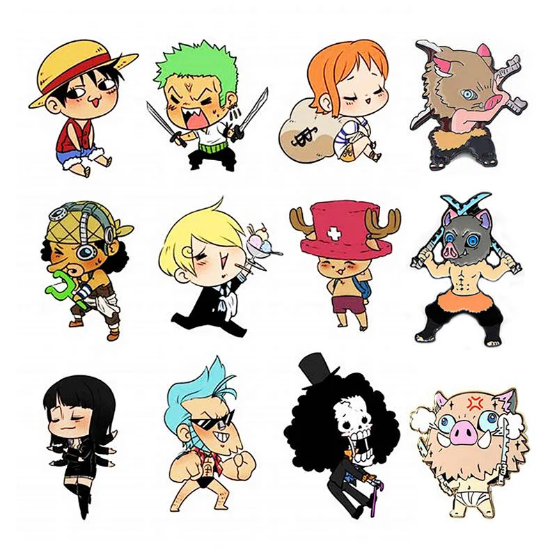 No Minimum Wholesale Metal Pins Supplier Glitter Brooch Anime Hard Enamel Pin Soft Lapel Badge Manufacturer Custom Enamel Pin