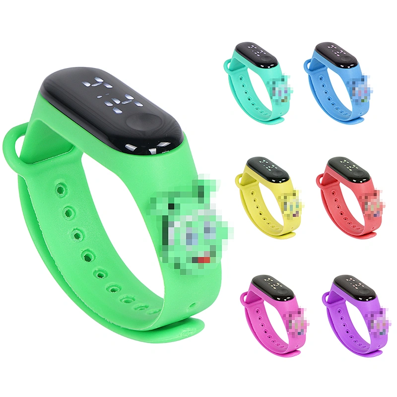 Watch Kids Watch Girl Cute Cartoon Princess Sports Waterproof Silicone Band LED Digital Wrist Watch