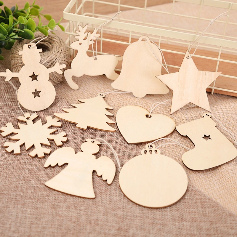 Wanuocraft High Quality Ornament Christmas Tree Wooden Decoration