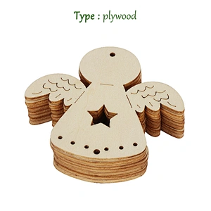 Top Seller Wooden Hanging Decoration Customized for Merry Christmas Tree