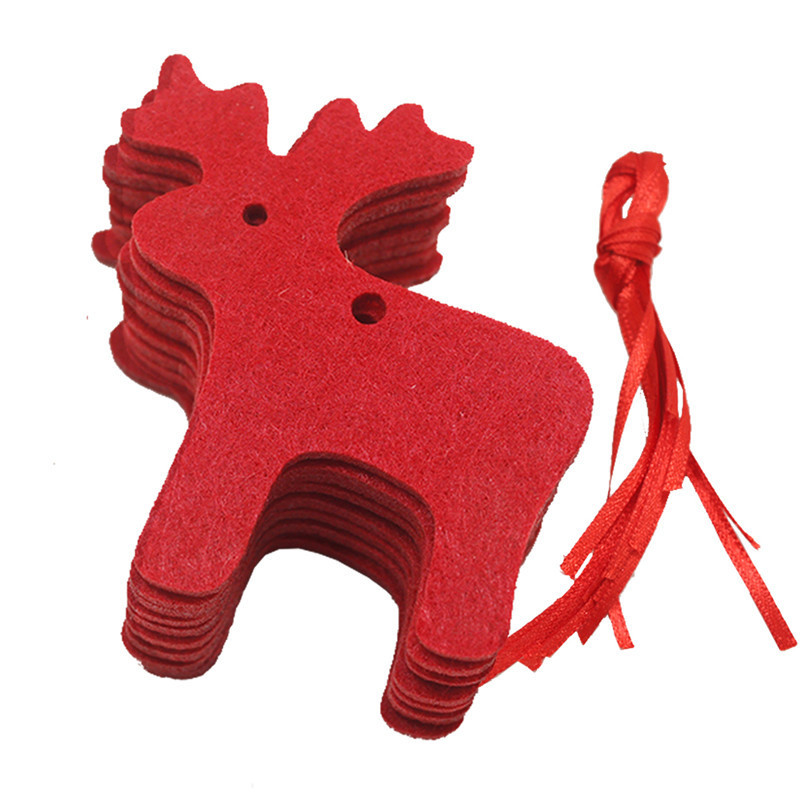 2023 Felt Decorations Creative Red Non Woven Fabric 2023 Christmas Tree Ornaments Home Decoration Hotel Party Festival