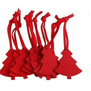 2023 Hot Selling Assorted High-quality Red Felt Christmas Hanging Ornaments