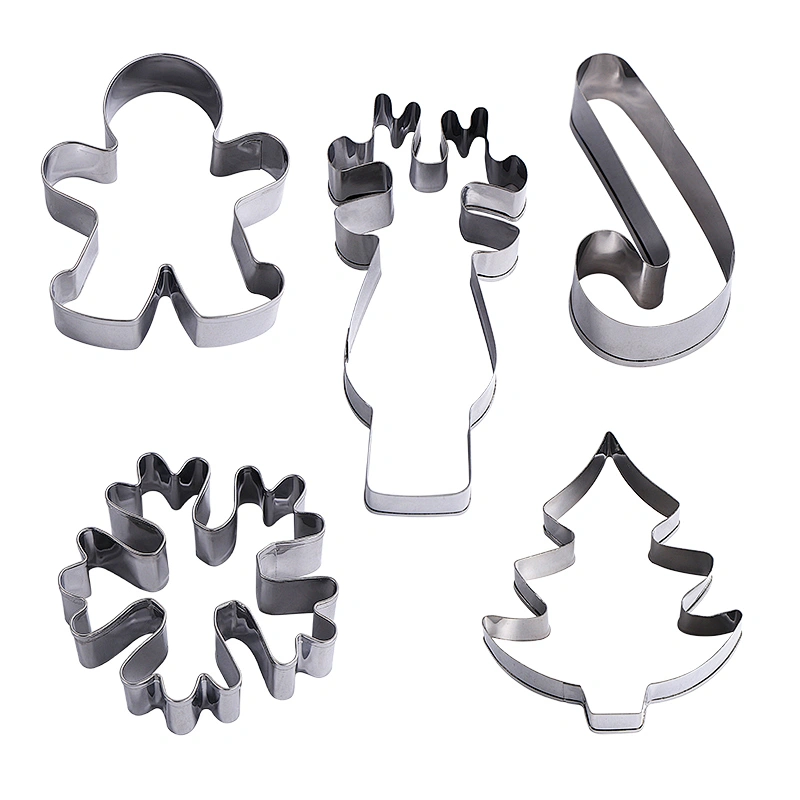 Custom Design Baking Mold Christmas Biscuit Mould Stainless Steel Holiday Cookie Cutter