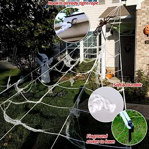 4 FT Halloween Inflatable Outdoor White Cute Ghost Blow Up Yard Decoration Clearance with LED Lights Built