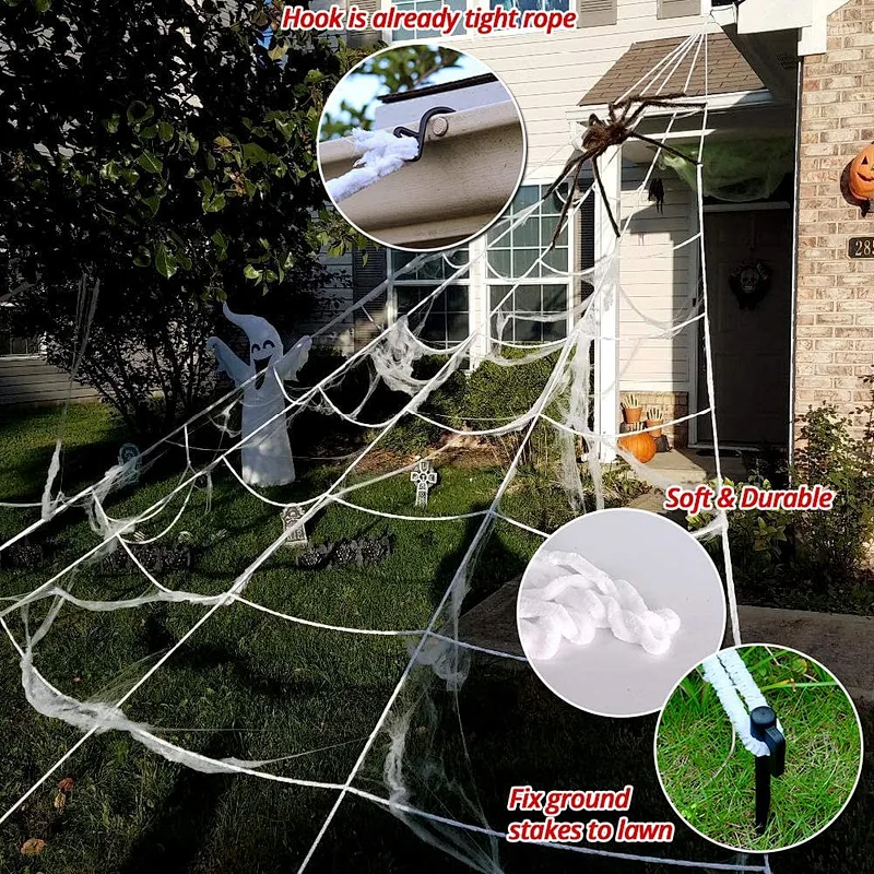 4 FT Halloween Inflatable Outdoor White Cute Ghost Blow Up Yard Decoration Clearance with LED Lights Built