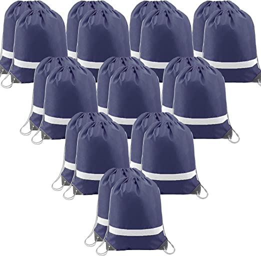 20 30 50 Pieces Drawstring Backpack Bag for Gym Sport Trip