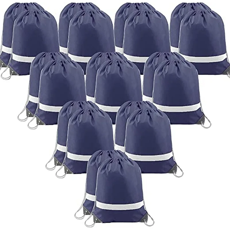 20 30 50 Pieces Drawstring Backpack Bag for Gym Sport Trip