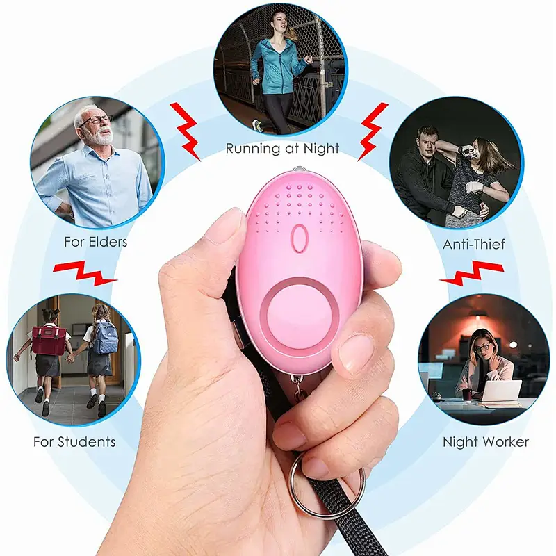 Factory Wholesale Self Defense Alarm Keychain Self Defense Keychain For Women