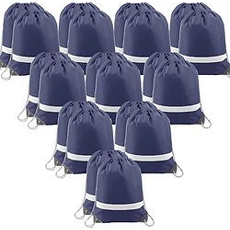 20 30 50 Pieces Drawstring Backpack Bag for Gym Sport Trip