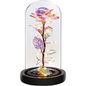 Valentines Day Forever Galaxy Roses Gifts Eternal Light Rose Flower Gifts