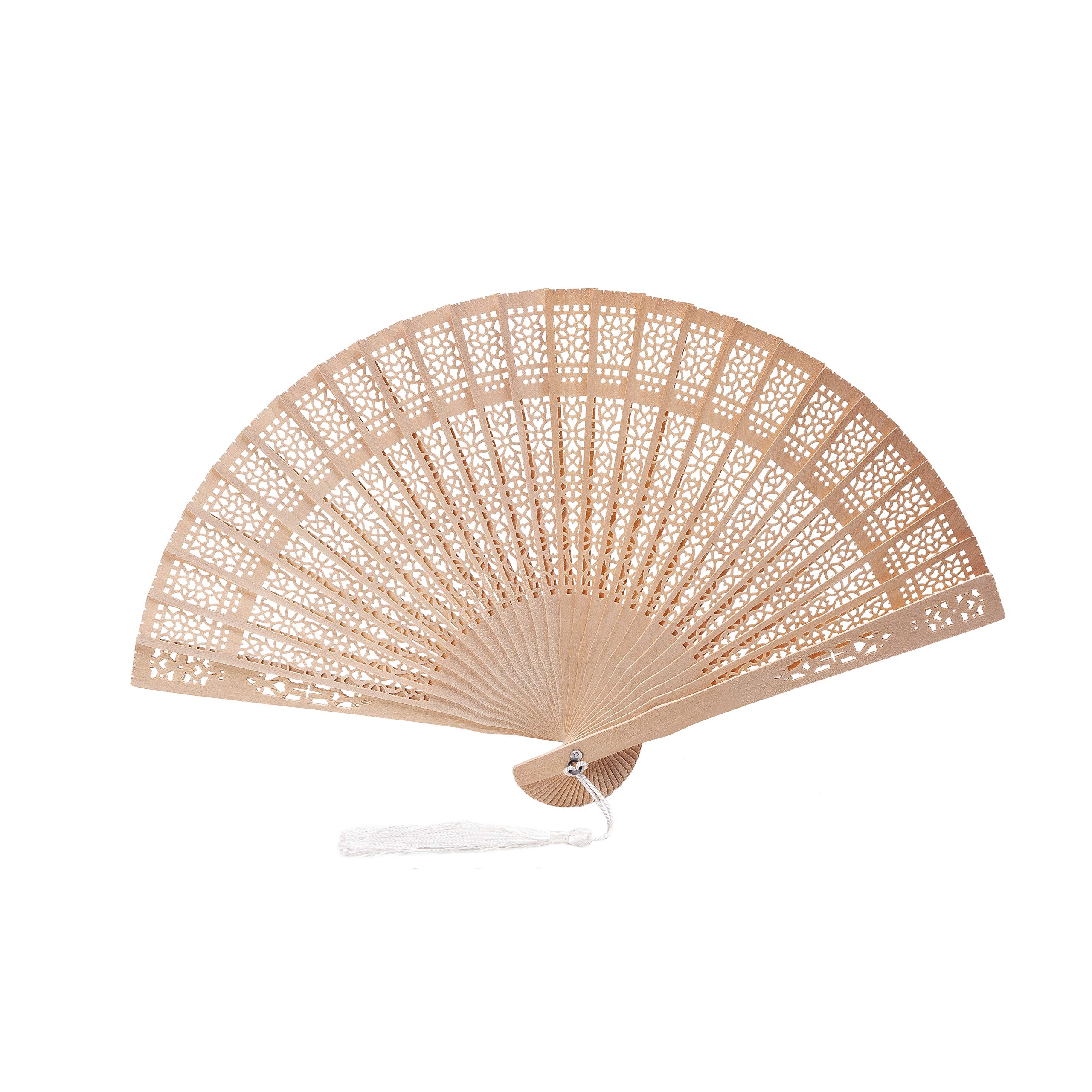 Folding Hand Fan Chinese/Japanese Vintage Design Handmade Bamboo Folding Fan with a Pouch