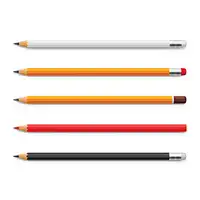Bulk Wooden Standard 2b Hb Colored Pencils With Customized Lead Eraser Topper Logo Colour Color Set For School Kids Children