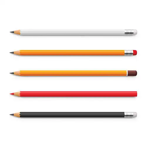 Bulk Wooden Standard 2b Hb Colored Pencils With Customized Lead Eraser Topper Logo Colour Color Set For School Kids Children
