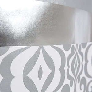 Silver Damask Large Gift Bag Tissue Paper Wedding Bag for Weddings