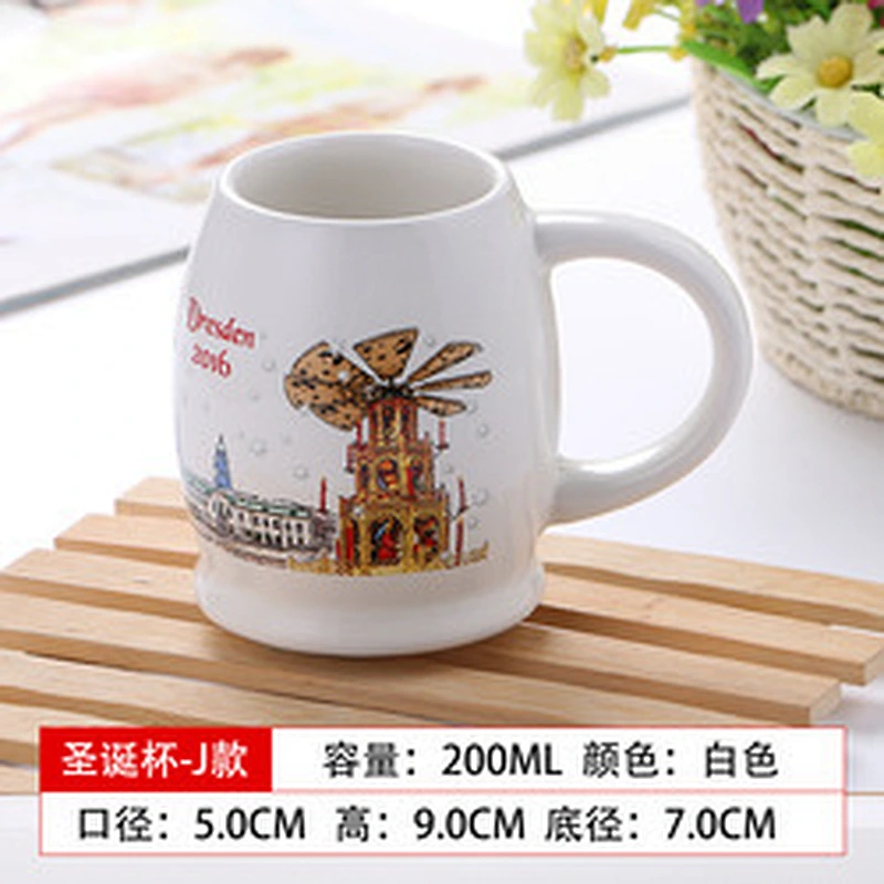 2023 new Amazon Design Christmas Coffee Mugs Ceramic Elf Cups Mark Cup