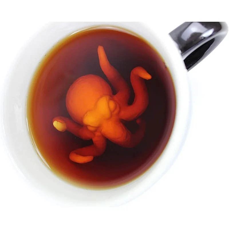 Halloween Cthulhu Ceramic  Creepy Cups Hidden Animal Inside Mug