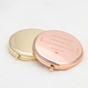 Portable Personalized Metal Make-up Mirror Make-up Mirror