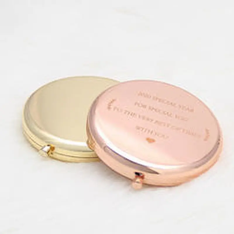 Portable Personalized Metal Make-up Mirror Make-up Mirror