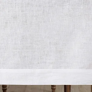 100% Pure Linen Rectangle Cotton Tablecloth for Fall Thanksgiving Christmas Holidays