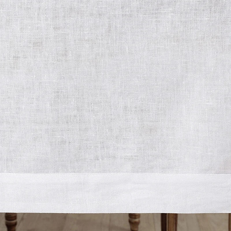 100% Pure Linen Rectangle Cotton Tablecloth for Fall Thanksgiving Christmas Holidays