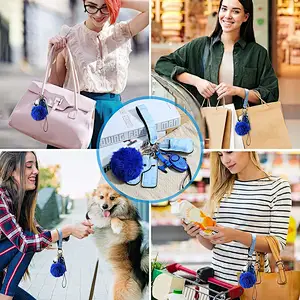 Lilangda Customize Sublimation Debit Credit Card Holder Grabber For Long Nails Women Self Defense Card Puller Keychain Key Ring