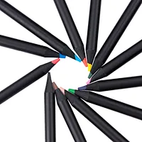 12 Colors Kids Coloring Soft Wax-based Cores Custom Oily Colored Pencils Set For Adult Books Sketching Painting Drawing