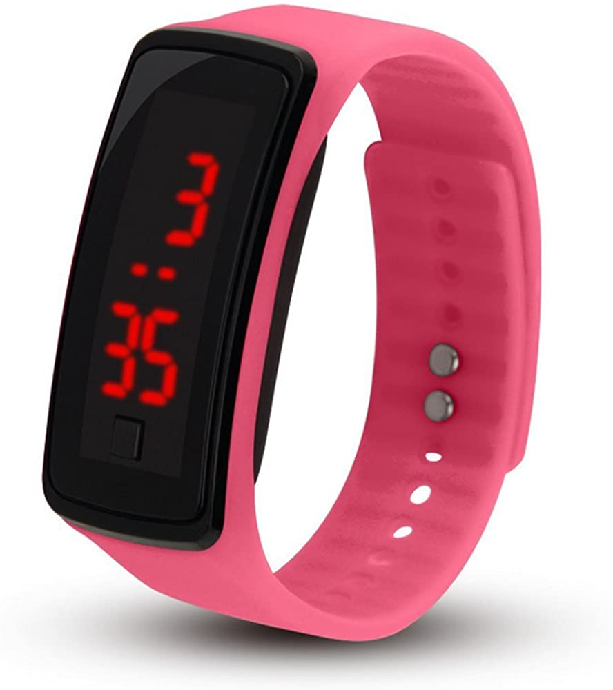 Fashion LED Cartoon Waterproof Digital Silicone Kids Watch