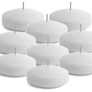 Large 3 Inch Unscented Floating Candles