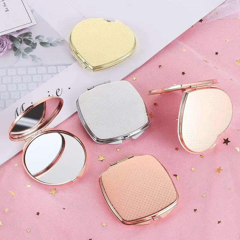 Portable Personalized Metal Make-up Mirror Make-up Mirror