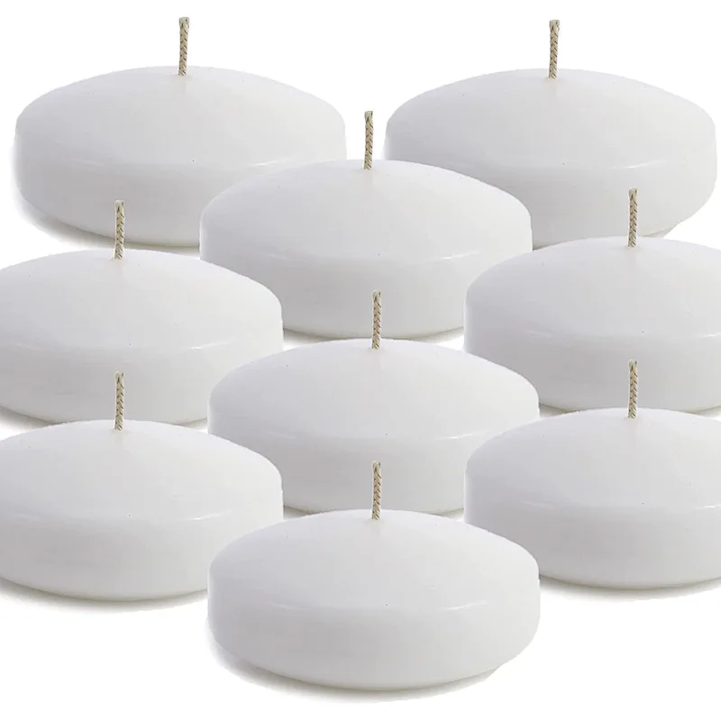 Large 3 Inch Unscented Floating Candles