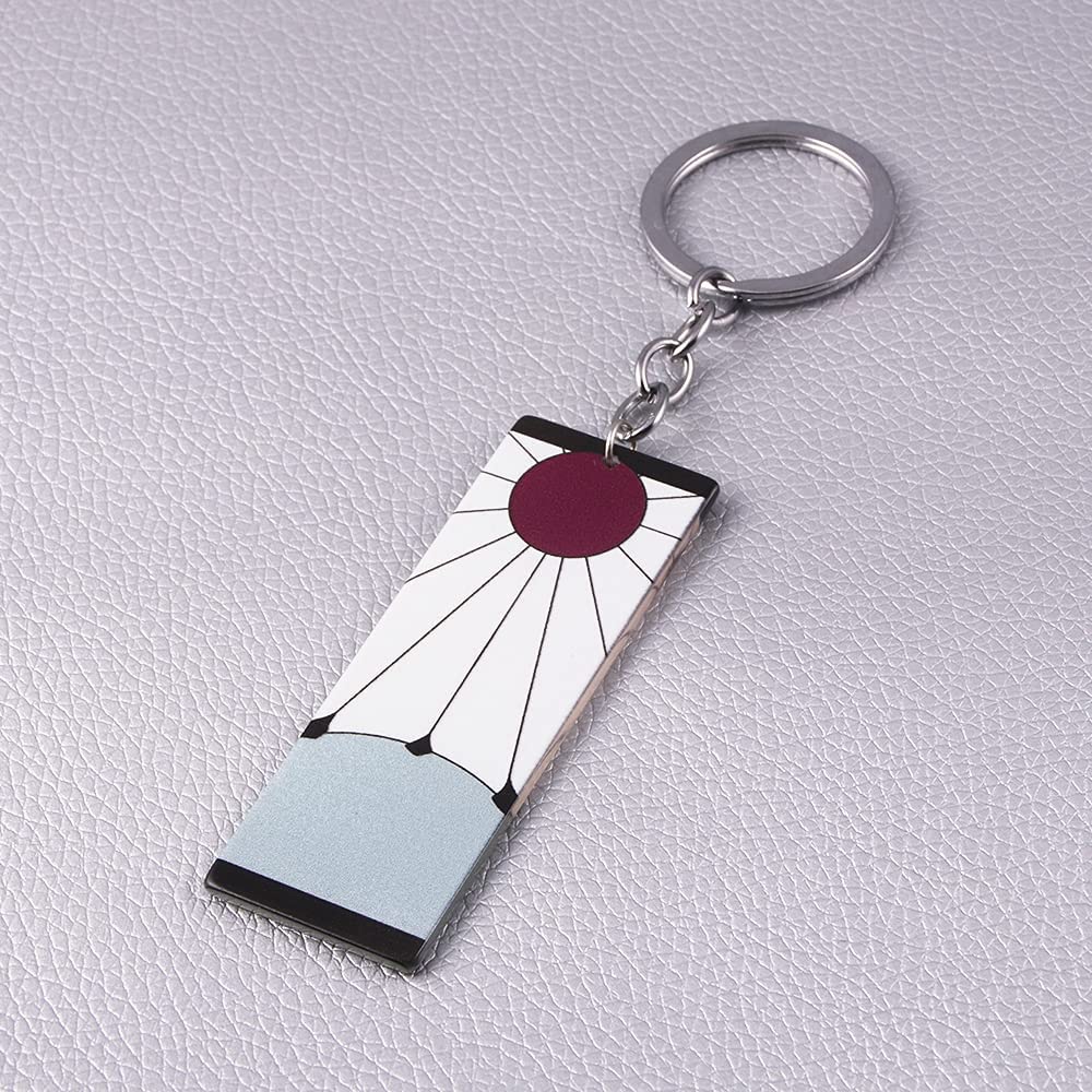 Demon Slayer Rengoku Nezuko Anime Hanafuda Chain Kimetsu No Yaiba Tanjiro Demon Slayer Keychain