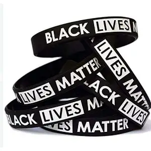 New Product High Quality Fashion Custom Print Deboss Emboss Wristbands Custom Silicon Bracelet Silicone Baller Custom Band