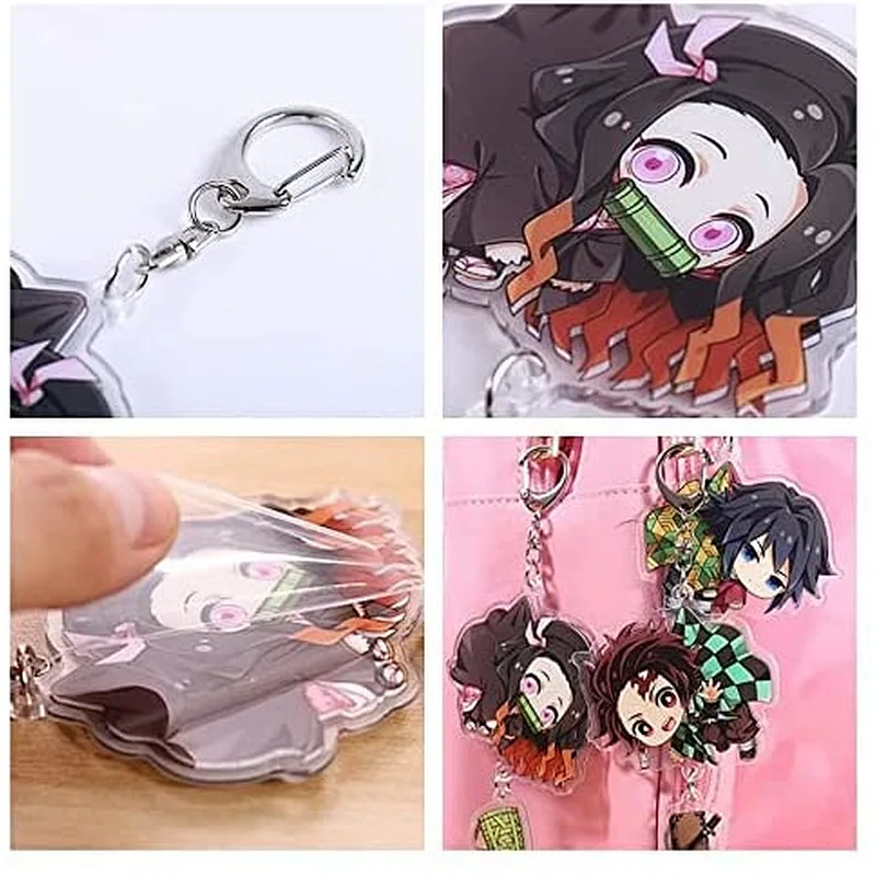 Custom Demon Slayer Pendant Hanging Ornament Set Demon Slayer Keychains