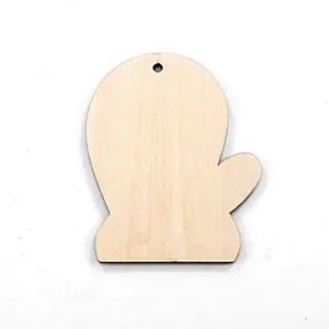 Christmas Wooden Rustic Ornaments Set For Christmas Tree Decorations Hanging New Year Reindeer Xmas Tree Christmas Decoration