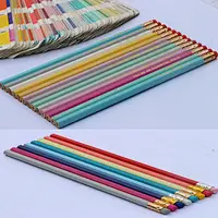 Custom Color Strong Medium-soft Lead #2 Hb Wood-cased Pencils With Eraser