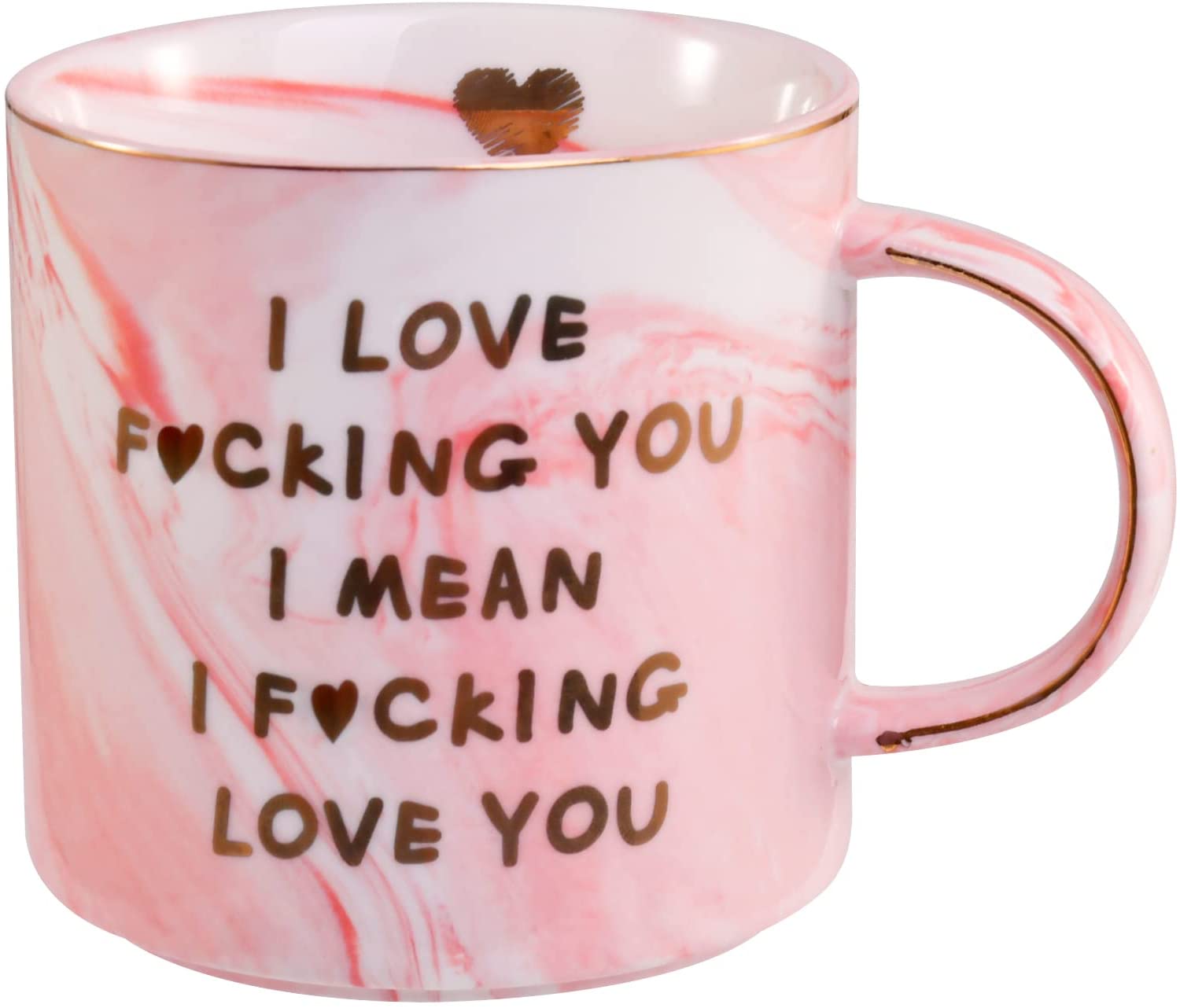 Valentine's Day Cup I Love You Coffee Mug for Her Wife Girlfriend gifts Funny Christmas Birthday