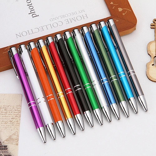 New Promotion Cheap Ball Point Metal Pens With Personalized Custom Laser Engraved Print Branded Logo Manufacturer Ballpoint Gift