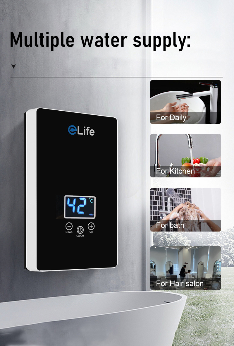 7KW Instantaneous Shower Electric Hot Water Heater