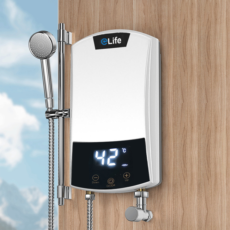 220V 6KW Samll Electric Instant Hot Water Heater For Showers